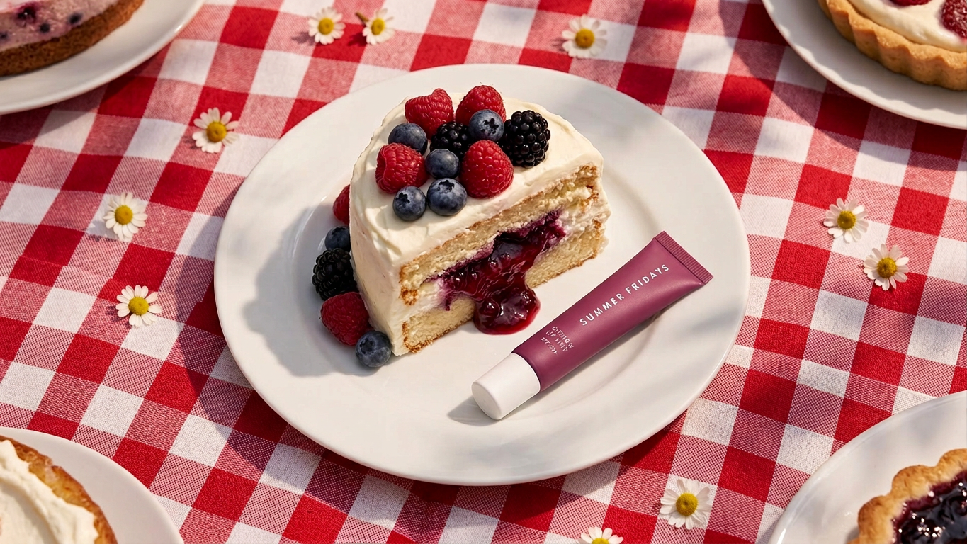 Citrion Glaze — Berry Bliss, a deep berry peptide tinted lip balm